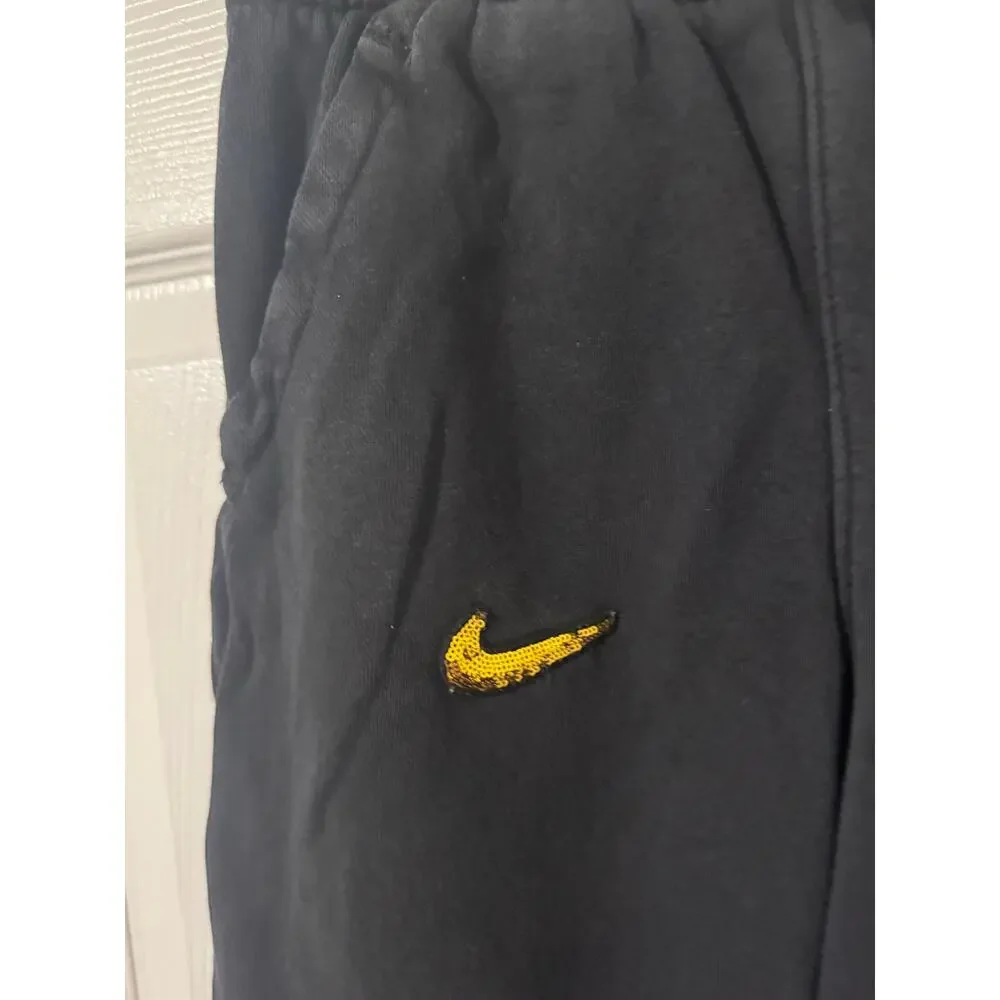Nike Rayguns Black Athletic Jogger Sweatpants Kids Sz: Large